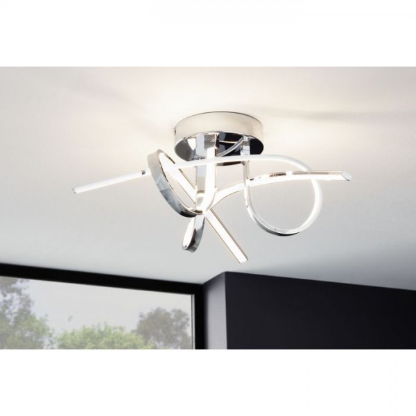 Eglo-SELVINA CTC 24W LED 3000K Chrome Ceiling Light